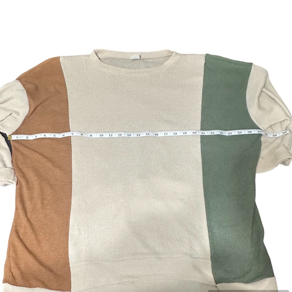 NWOT Women’s Like Love 3/4 Sleeve Color-block Top Size 3X - Picture 5 of 6